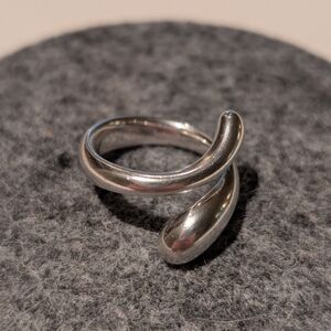 Tiffany & Co. Sterling Silver Elsa Peretti Teardrop Ring